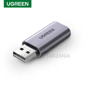 Ugreen Usb to 3.5mm Audio Jack Adapter External Sound Card for Laptop