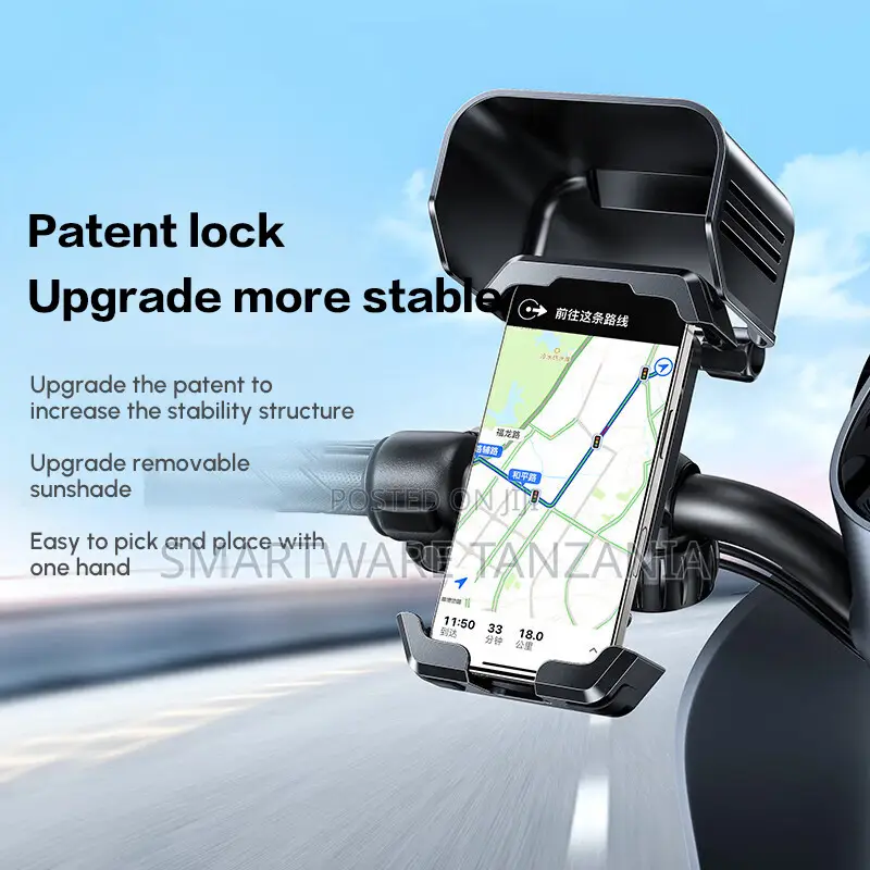 Ugreen Bike Phone Holder Ultra Stable Motorcycle Mount Easy Install