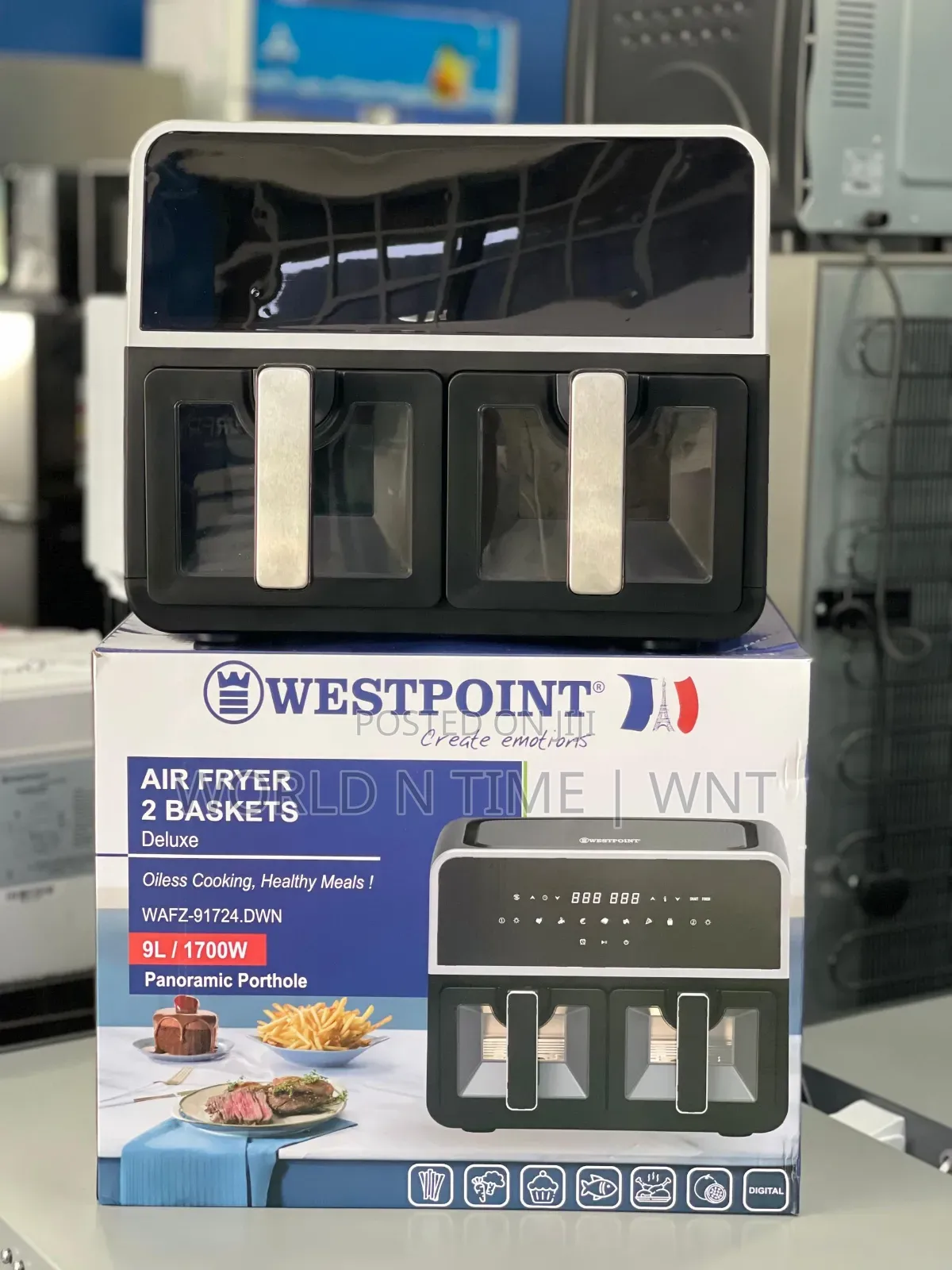 Westpoint Air Fryer Wafz 91724 Capacity: 9l