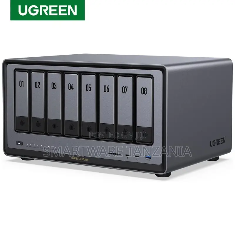 Ugreen Nasync Dxp8800 Plus 8-Bay Nas Intel I5 10-Core 1235u 8gb Ddr5