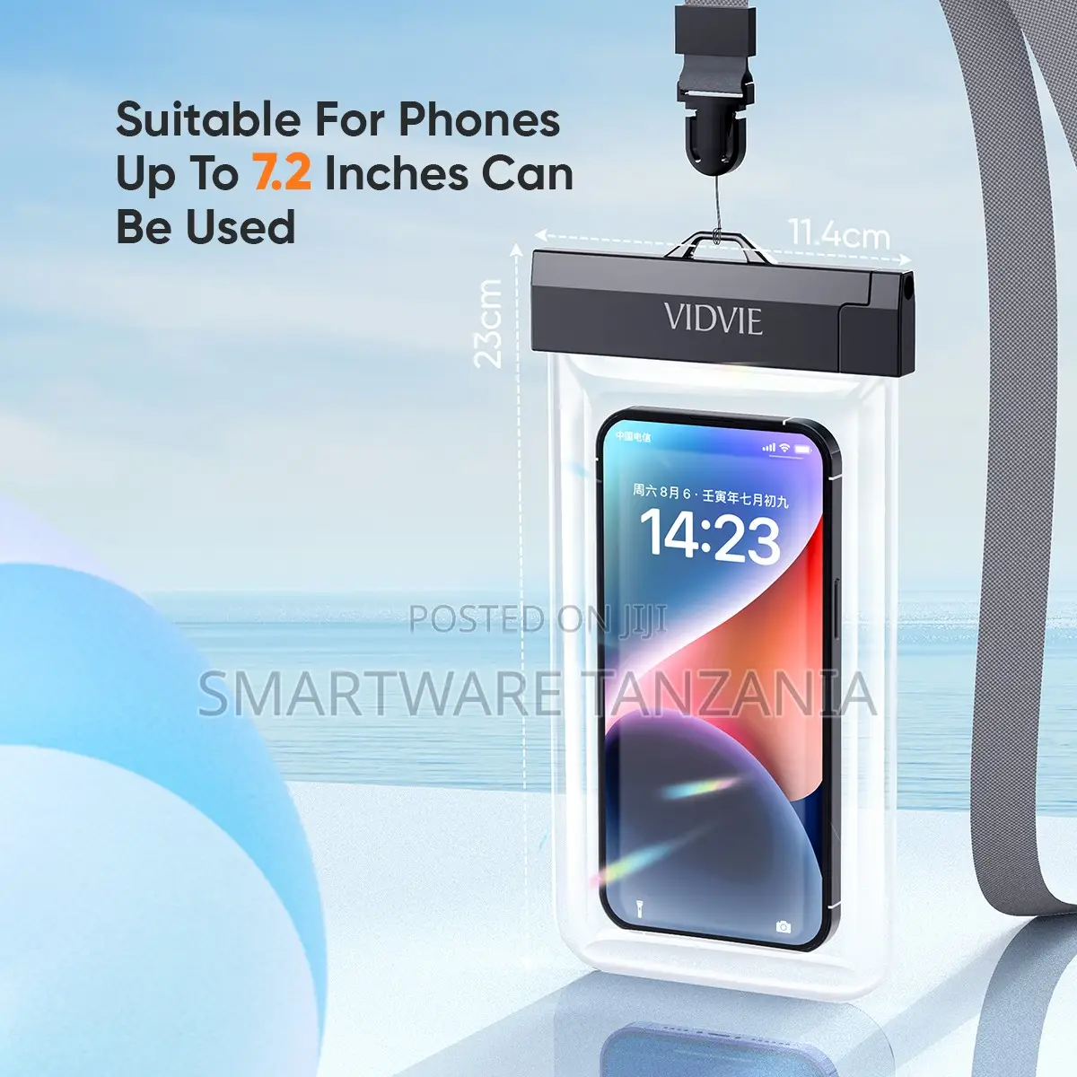 Vidvie Popular Ipx8 Universal Waterproof Pouch For Touchscreen Phones