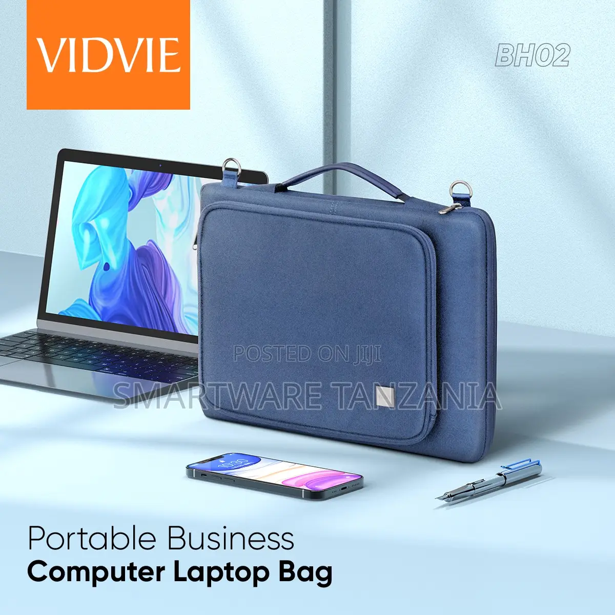 Vidvie Waterproof Business Laptop Bag 14-16 Inches With Shoulder Strap
