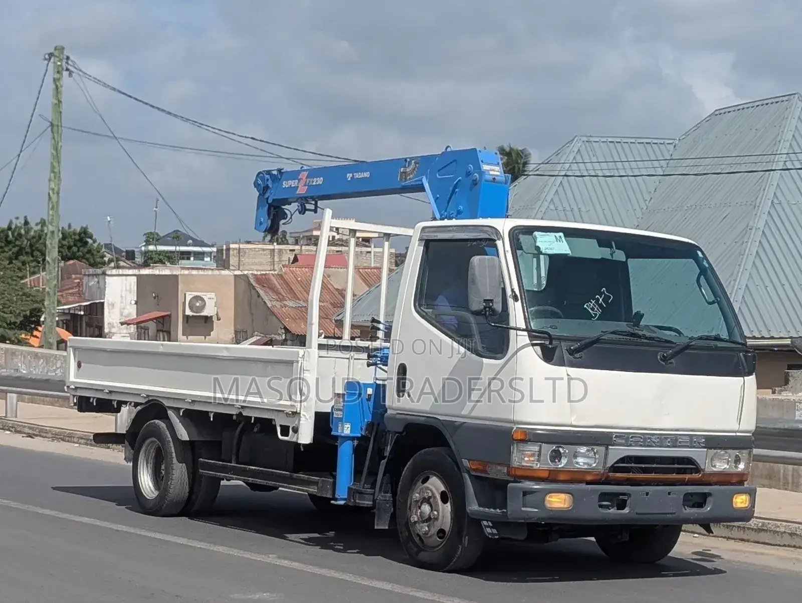 Mitsubishi Canter Crane 4d35