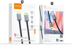 Vidvie Hd03 60hz High-Speed Hdmi Braided Cable, 18gbps Bandwidth