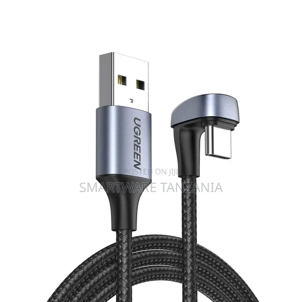 Ugreen U-Shape Usb C Cable 6a Max Fast Charging Nylon Braided Cord
