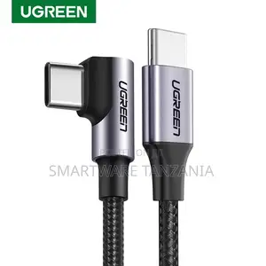 Ugreen 100w Right Angle Usb C Cable 5a Pd Fast Charge for iPhone 15