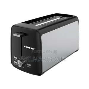 Nikai Toaster 4 Slice Browning Control 1400w Nbt666s1 Cancel Defrost A