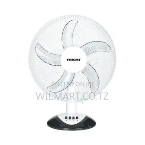 Nikai Table Fan 16" 41w High Performance Copper Motor Wide Angle Horiz