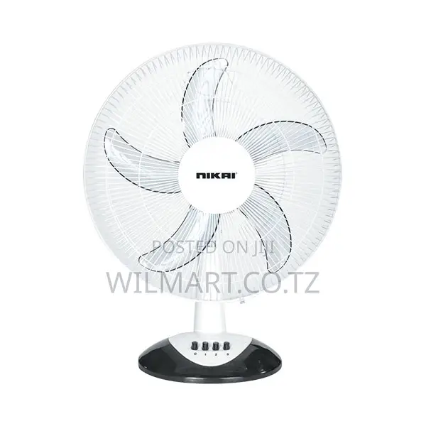 Nikai Table Fan 16" 41w High Performance Copper Motor Wide Angle Horiz