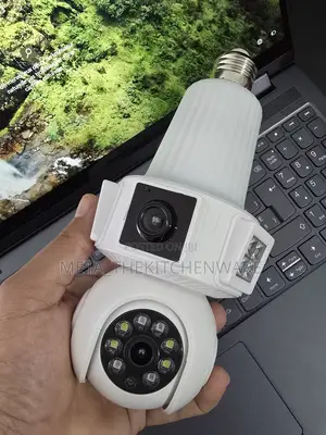Smart Wifi Bulb Camera Triple Lense