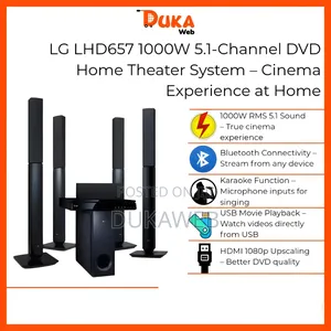Lg Lhd657 1000w 5.1-Channel DVD Home Theater System