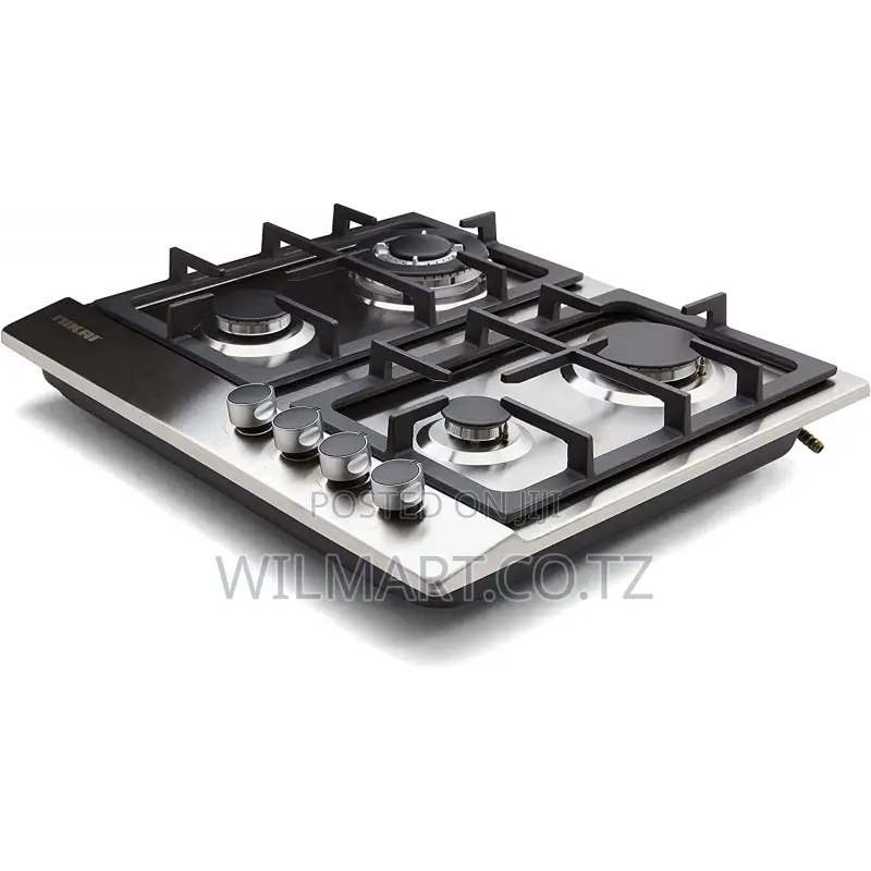 Nikai Gas Cooker 4 Burner Steel Built in Hob 50x45x25 Ngh3005n