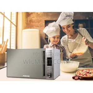 Nikai Microwave 30l Digital 5 Power Levels With Grill Function 1100w N
