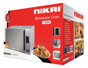 Nikai Microwave 30l Digital 5 Power Levels With Grill Function 1100w N