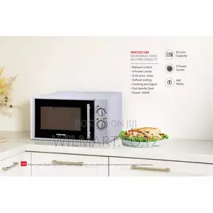 Nikai 30l Microwave Manual 5 Power Levels 900w Nmo3010m 35 Mins Timer