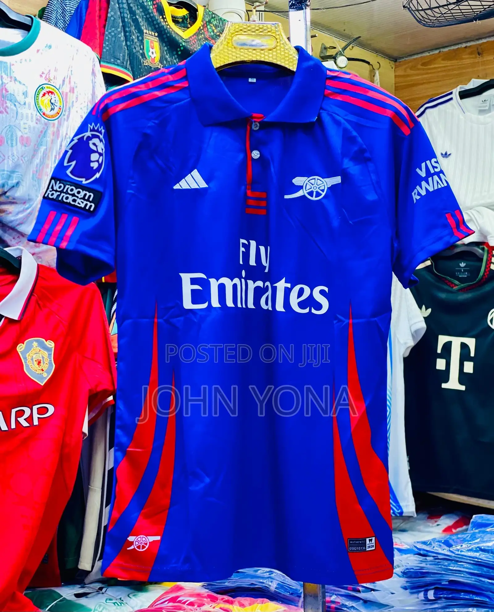 Adidas Arsenal 2025/26 Away Jersey in Night Indigo/Grey Two
