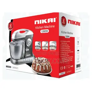 Nikai Kitchen Machine 6.5l Steel Bowl With Cover 1200w Nsm650a Stainle