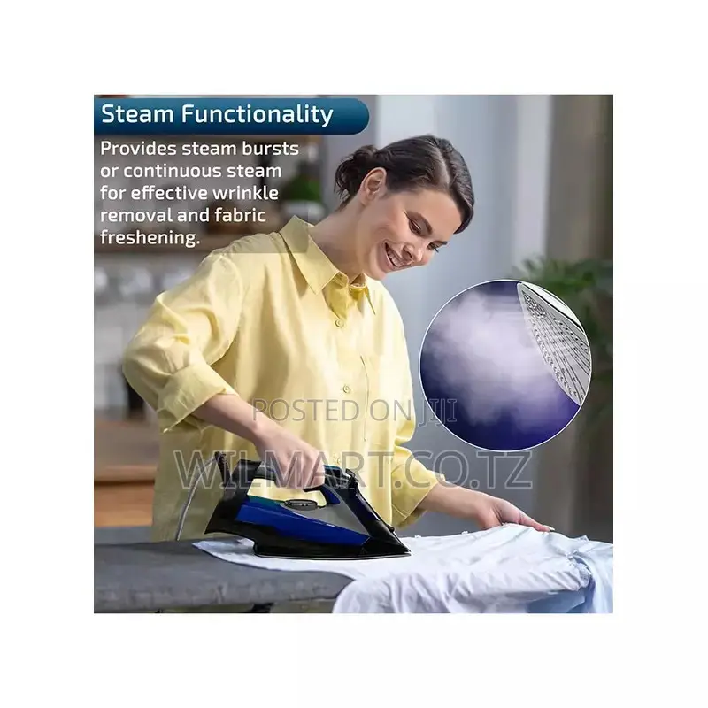 Nikai Steam Iron 320ml Tank Dry and Spray Function 2200w Nsi808cs Temp