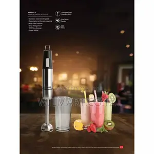 Nikai Hand Blender 600ml With Cup Stainless Steel Blending Stick 800w
