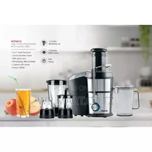 Nikai Juicer Extractor 2l 4 in 1 Juicer Blender Mixer Grinder 800w NFP