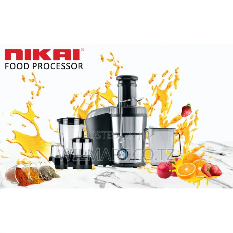 Nikai Juicer Extractor 2l 4 in 1 Juicer Blender Mixer Grinder 800w NFP