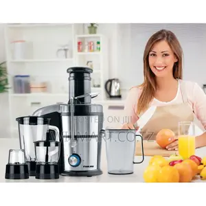 Nikai Juicer Extractor 2l 4 in 1 Juicer Blender Mixer Grinder 800w NFP