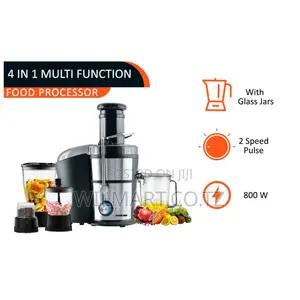 Nikai Juicer Extractor 2l 4 in 1 Juicer Blender Mixer Grinder 800w NFP