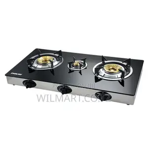 Nikai Gas Cooker 3burner Glass 7mm Ng5093g Tempered Glass Auto