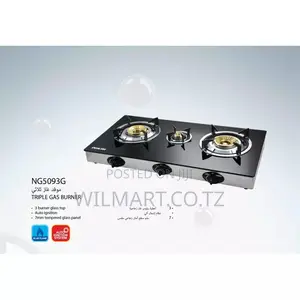 Nikai Gas Cooker 3burner Glass 7mm Ng5093g Tempered Glass Auto