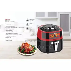 Nikai Airfryer 8l Manual 1300w Naf877a 30 Mins Timer Detachable Frying