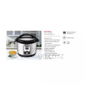 Nikai Pressure Cooker Electric 10l Digital Multi Cooker 1500w Nep1082x