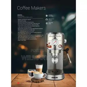 Nikai Coffee Machine 1.2l Water Tank Manual 1450w Nem330a High Pressur