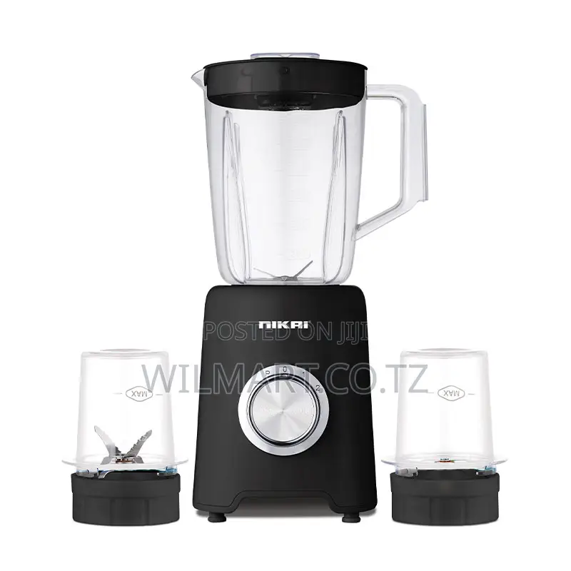 Nikai Blender 1.5l With Dry Grinder 350w Nb2900na1 3 Plastic Jars
