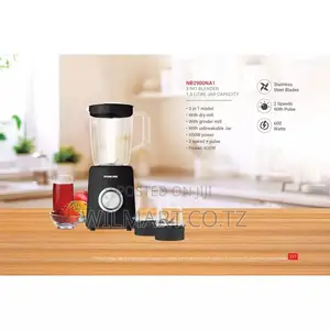 Nikai Blender 1.5l With Dry Grinder 350w Nb2900na1 3 Plastic Jars