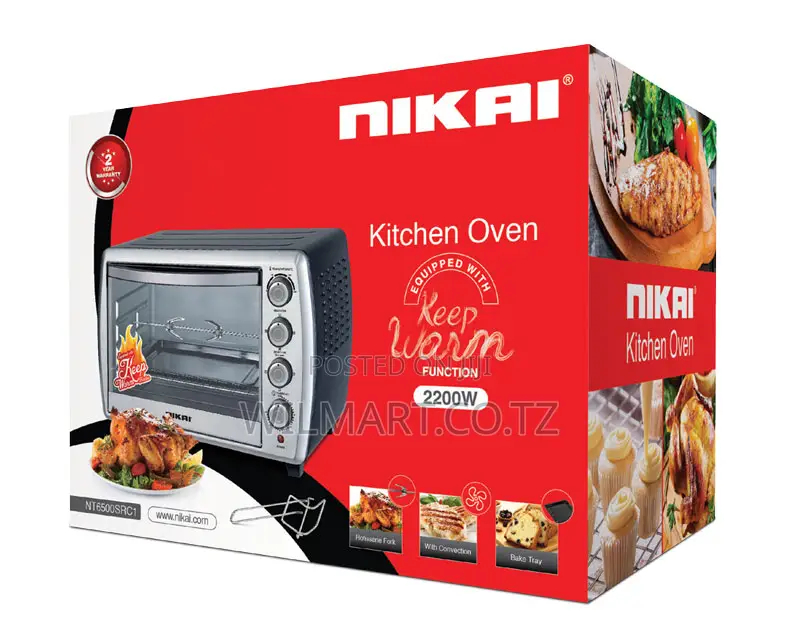 Nikai Oven Electric 65l With Rosting Function 2200w Nt6500src1 60 Mins