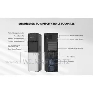 Nikai Water Dispenser 3 Taps Bottom Load With Pump Nwd4000bs 3 Taps