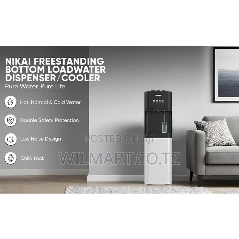 Nikai Water Dispenser 3 Taps Bottom Load With Pump Nwd4000bs 3 Taps