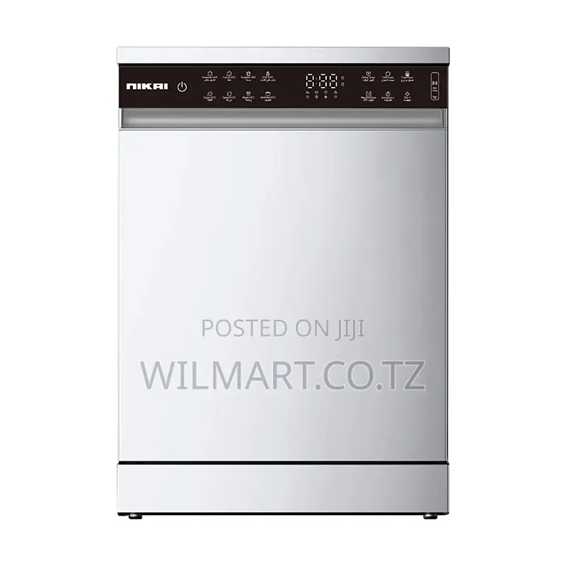 Nikai Dish Washer 60cm 14 Plates Ndw158ss Free Standing 8 Programs