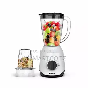 Nikai Blender 1.5l 450w 2 in 1 Unbreakable Pc Jar 3 Speeds Stainless