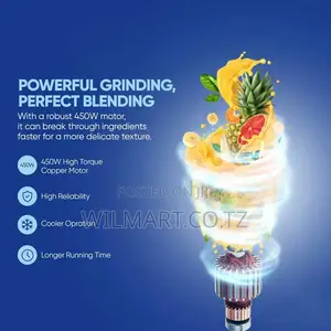 Nikai Blender 1.5l 450w 2 in 1 Unbreakable Pc Jar 3 Speeds Stainless