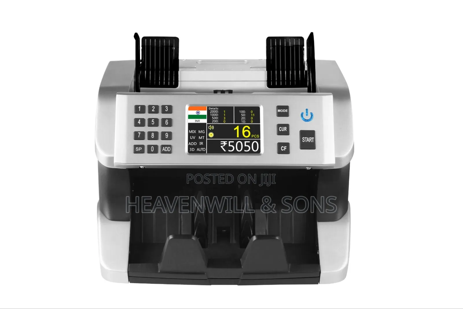 Money Bill Counter With Multilayer Fake Money Detector