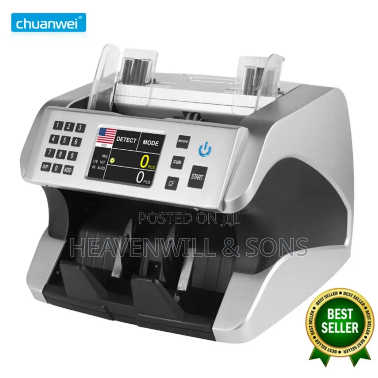 Money Bill Counter With Multilayer Fake Money Detector