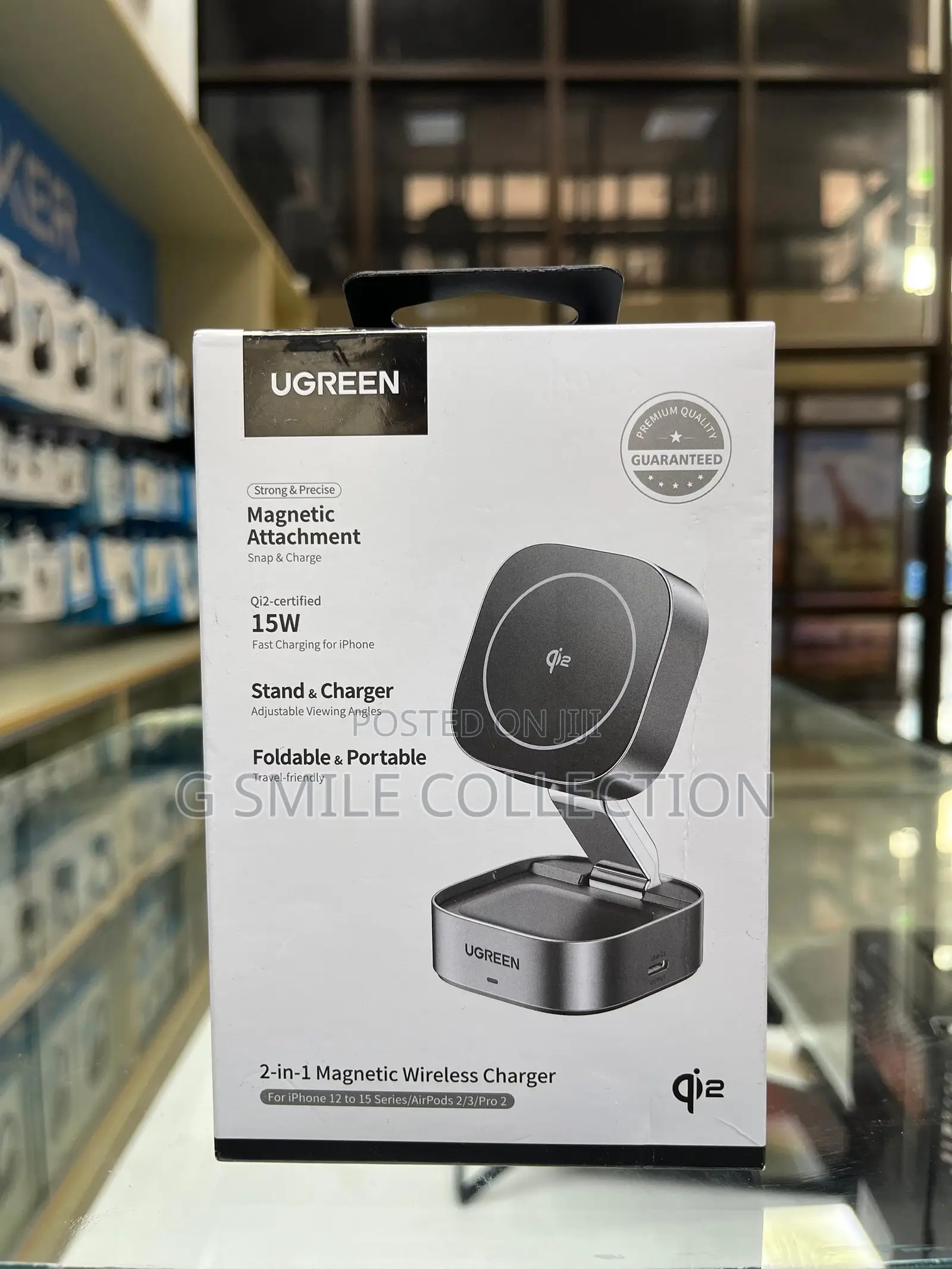 Ugreen 2-in-1 Magnetic Wireless Charger