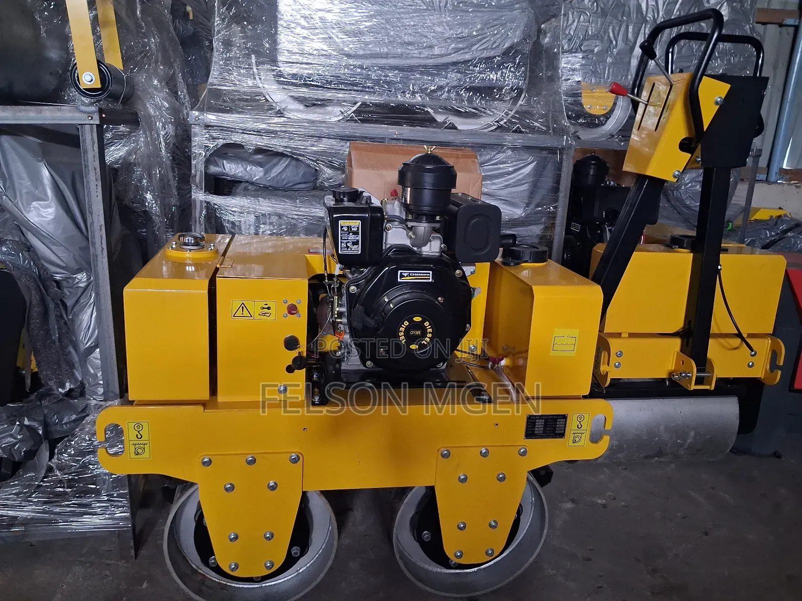 Double Drum Roller Syl 600, Weight 520kg Compact Width 600mm