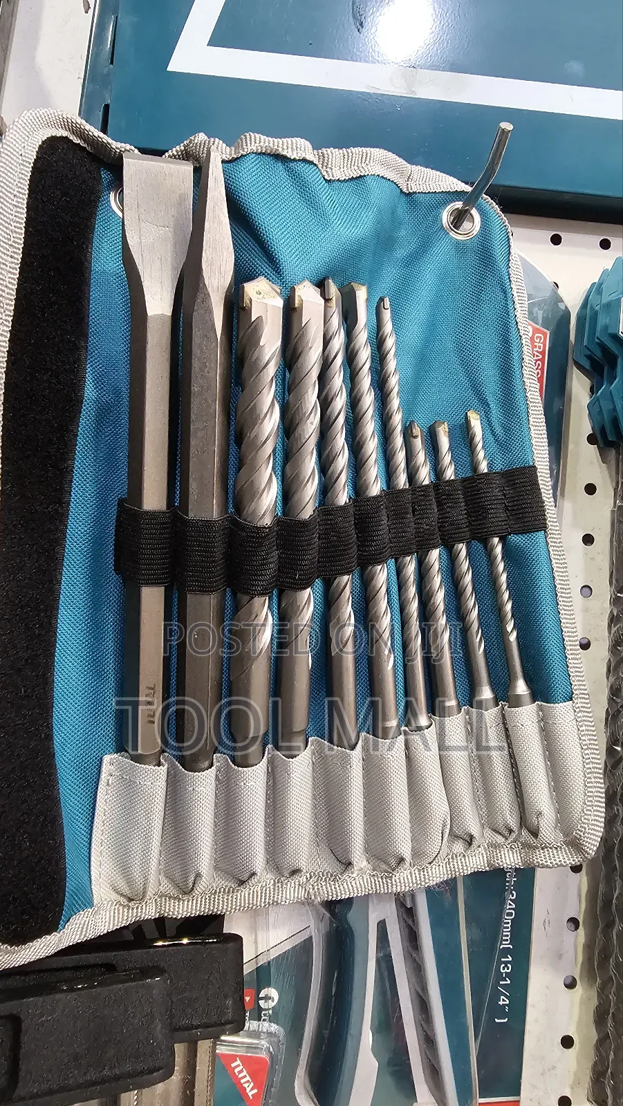 Total Hammer Drill Bit Set Tacsd19101