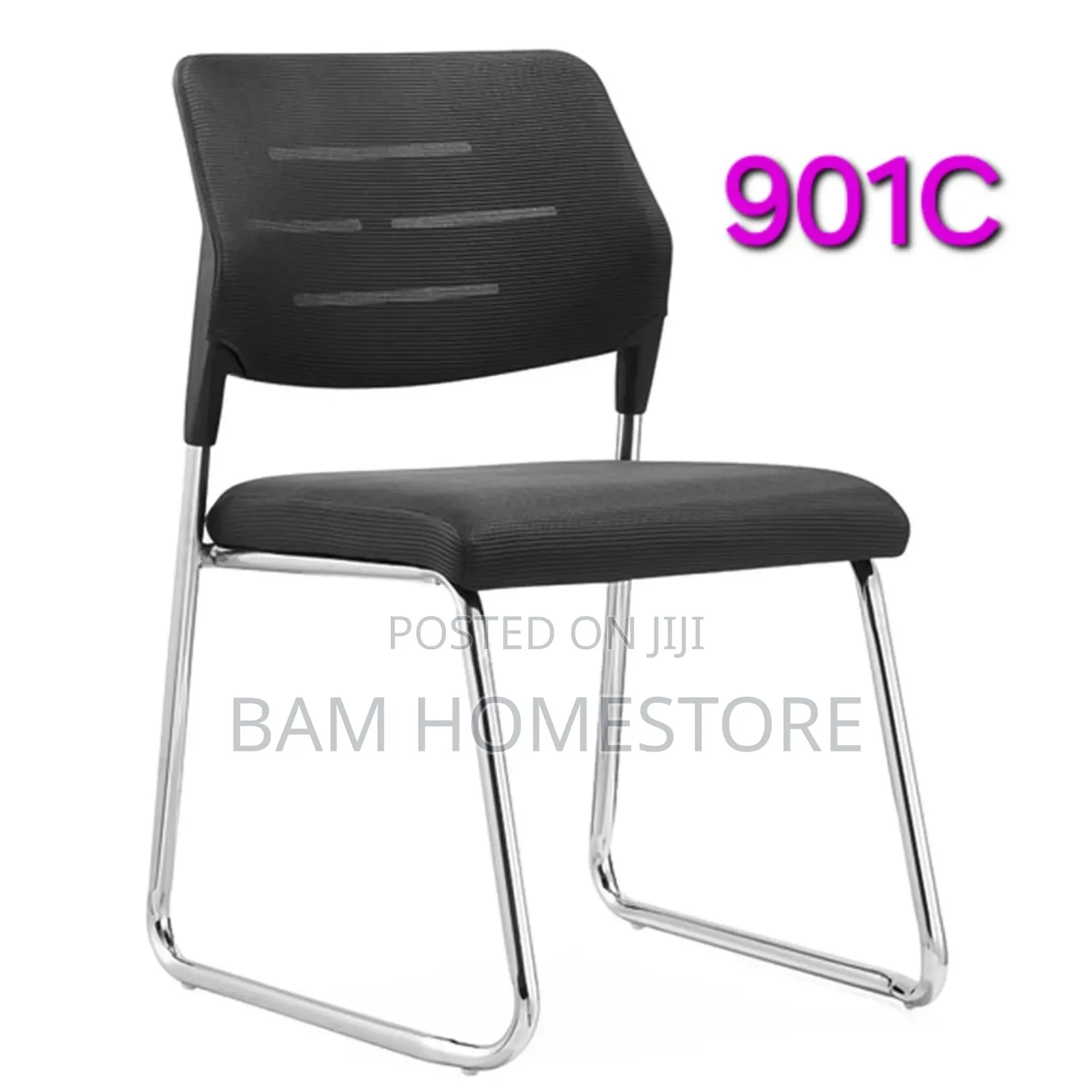 Comfortable Mesh Office Guest Chair - Waiting Room Conference Chair