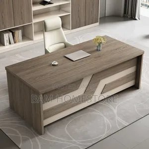 Modern Executive Office Desk 140cm Stylish Home Business Workstation