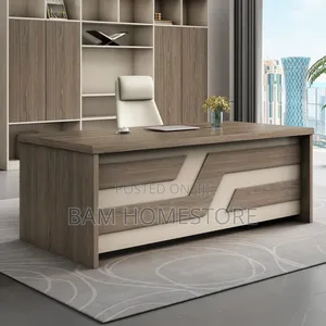 Modern Executive Office Desk 140cm Stylish Home Business Workstation