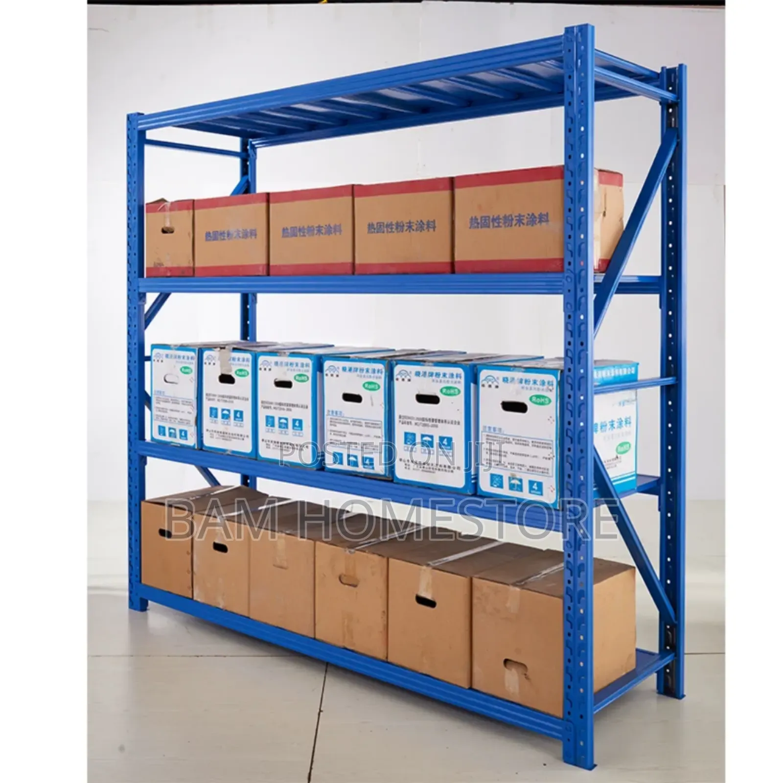 Heavy Duty Metal Shelves (Xs434) Large Warehouse Garage Storage Rack