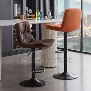 Luxury Swivel Bar Stool - Padded Hydraulic Bar Stools for Home Cafe